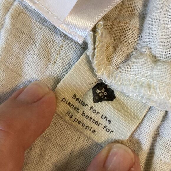 Madewell flutter sleeve floral wrap shirt top XS gauze - Picture 8 of 10